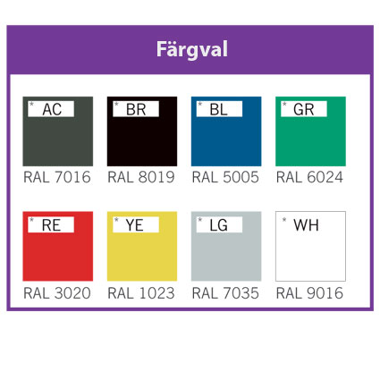 Färgval för signcode