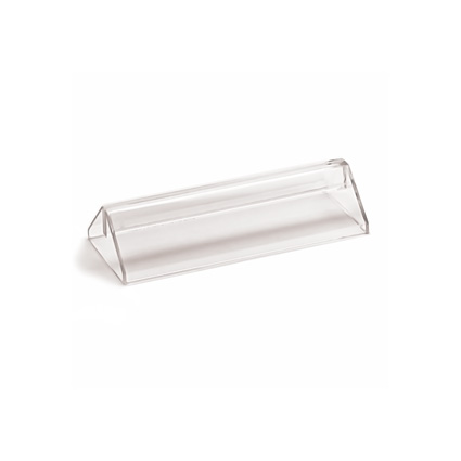 Fot fr bord i transparent plast 150mm bred. Fr max 1mm tjockt skivmtrl.