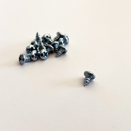 Skruv fr dolt montage med 5mm skivmtrl