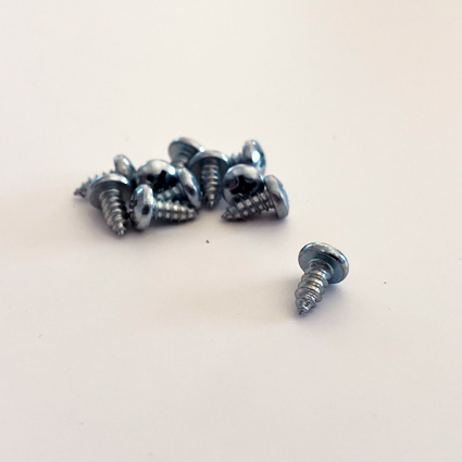 Skruv fr dolt montage med 10mm skivmtrl